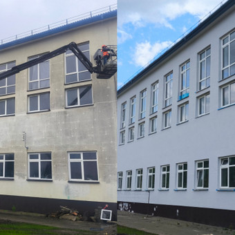 Fasadų plovimas Klaipėda MB nuotrauka 5