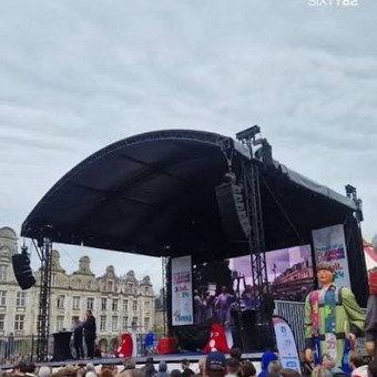 Lauko scena su stogu 8x6 Kaunas Uab Stage solutions nuotrauka 2