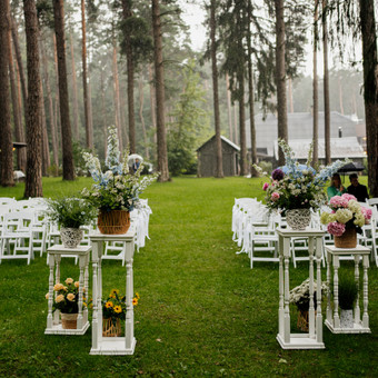 Ceremonijos vietos dekoras Vilnius Gėlėtas sapnas nuotrauka 9