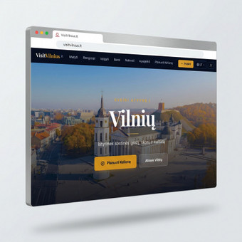 Svetainių dizainas (web design) Vilnius Aurimas Levickas nuotrauka 1