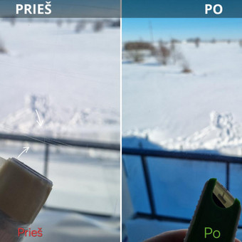 Stiklo paketų poliravimas Klaipėda Skaidrus Stiklas-Stiklo poliravimas nuotrauka 3