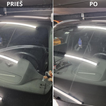 Automobilių stiklo poliravimas Klaipėda Skaidrus Stiklas-Stiklo poliravimas nuotrauka 2