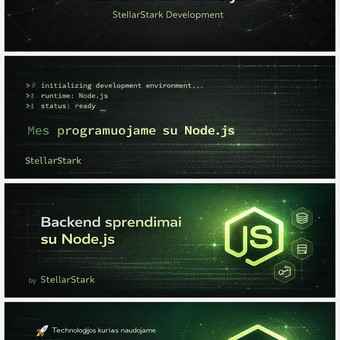 Programavimas su Node.js Kaunas StellarStark nuotrauka 1