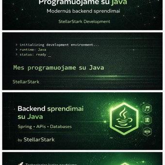 Java programavimas Kaunas StellarStark nuotrauka 2