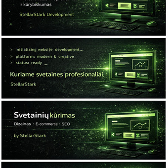 Svetainių kūrimas Kaunas StellarStark nuotrauka 5