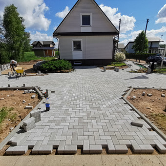 Pamatu įrengimas, drenažas, valdymo įrenginiai, sklypų formavimas, trinkelių klojimas, apželdinimas, tvoros ir kiti žemės darbai Vilnius Valdas Techonovskij nuotrauka 3