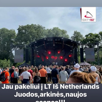 Lauko scena su stogu 10x6 Kaunas Uab Stage solutions nuotrauka 3
