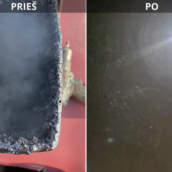 Kaminų įdėklų valymas Telšių rajonas Kaminkretys nuotrauka 1