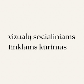 Vizualų socialiniams tinklams kūrimas Kaunas Roberta Dunauskė nuotrauka 2