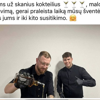 Valandinės barmeno paslaugos Klaipėda Amber Shake Bar nuotrauka 1