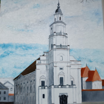 Tapyba ant drobės Kaunas Kamilė Nemčauskaitė nuotrauka 1