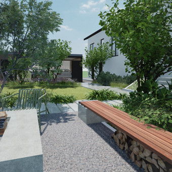 3D vizualizacija Vilnius Dovilė | kraštovaizdžio projektai nuotrauka 8