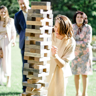 Kaladėlių bokšto XXL/XL (Giant Jenga) nuoma Kaunas MB Margas miškas nuotrauka 2