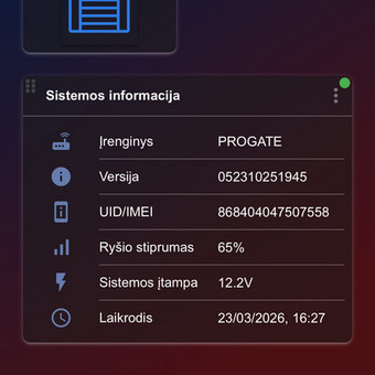 GSM/Wifi vartų/vartelių valdiklis Kaunas Edgaras nuotrauka 6