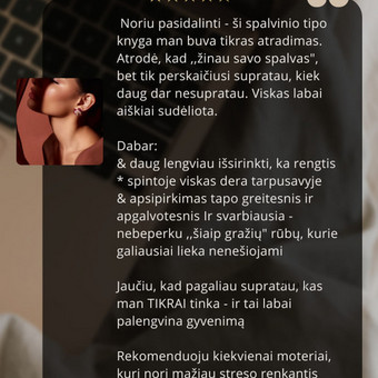 Asmeninė spalvų analizė Klaipėda Marina Gorelova nuotrauka 6