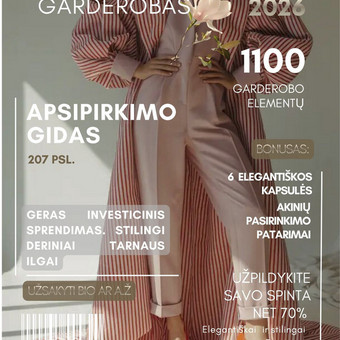 Pavasarinio Garderobo Apsipirkimo Gidas (1100 garderobo elementų) Klaipėda Marina Gorelova nuotrauka 7