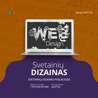 Svetainių dizainas (web design) Kaunas owl77 nuotrauka 1