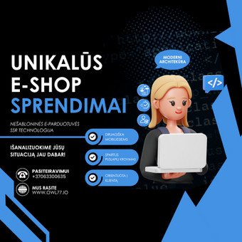 „Custom“ E-komercijos architektūra (nuo 0) Kaunas owl77 nuotrauka 10