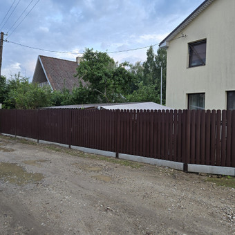 Skardinės tvoros Vilnius Tvora nuotrauka 5