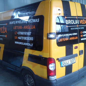 Reklama ant transporto Kaunas Grafinės idėjos nuotrauka 1