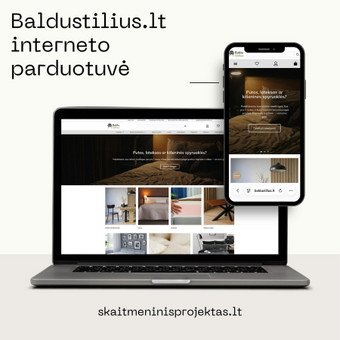 El. parduotuvių kūrimas Kaunas MB Skaitmeninis projektas nuotrauka 1
