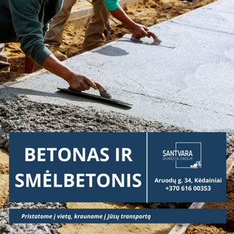 Betonas ir Smėlbetonis Kėdainių rajonas UAB Santvara nuotrauka 15