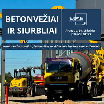 Medžiagų  pristatymas Kėdainių rajonas UAB Santvara nuotrauka 16