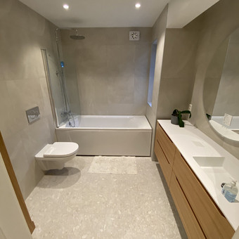Plytelių klijavimas Klaipėda Vakaru statybos & renovacijos MB nuotrauka 1