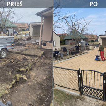 Trinkelių pagrindo paruošimas Šiaulių rajonas Julius Urbelis nuotrauka 2