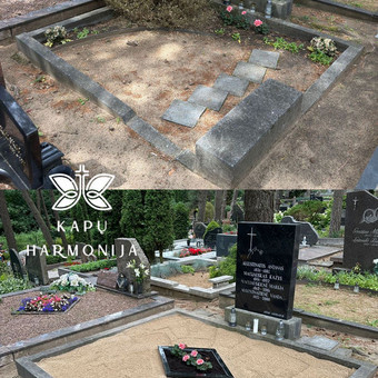 Kapavietės renovacija, restauravimas Kaunas Kapų Harmonija nuotrauka 2