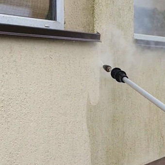 Daugiaaukščių pastatų fasadų plovimas Marijampolė MB DUNAMIS nuotrauka 10