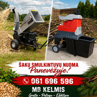 Šakų smulkinimas Panevėžys MB "Kelmis" nuotrauka 3