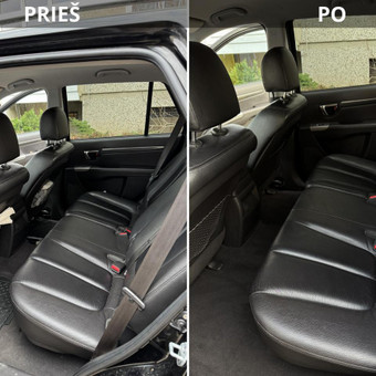 Detalus odinio salono valymas ir odos atgaivinimas Vilnius Vilimas nuotrauka 4