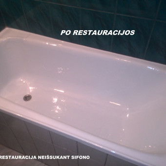 Voniu restauravimas Vilnius Titano danga net15 metų garantija (negelsta) nuotrauka 1