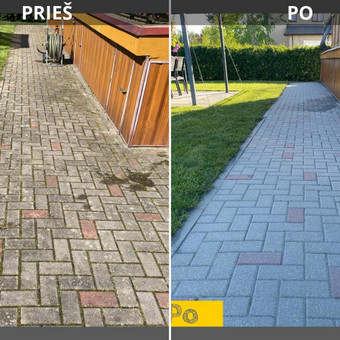 Trinkelių valymas Kaunas Kokybiška Švara nuotrauka 1