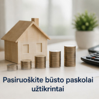 Strateginis pasiruošimas būsto paskolai. Vilnius Jelena Šulžickienė nuotrauka 5
