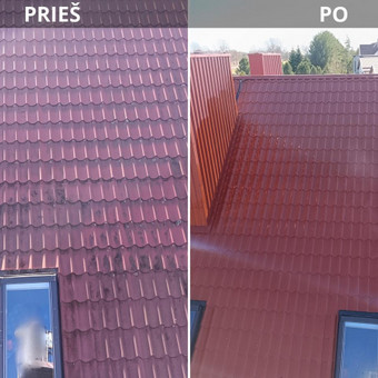 Stogų ir lietvamzdžių valymas Klaipėda Arūnas nuotrauka 2