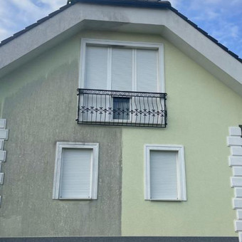 Fasadų plovimas Kaunas Step by step detailing nuotrauka 3