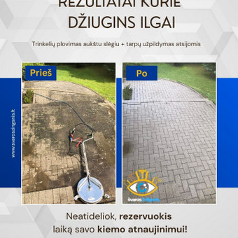 Terasos plovimas, atnaujinimas Vilnius Švaros žvilgsnis nuotrauka 5