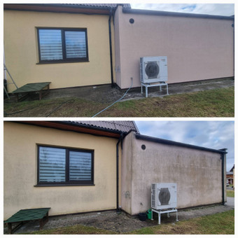 Fasadų plovimas Utenos rajonas MB CleanPro Utena nuotrauka 2