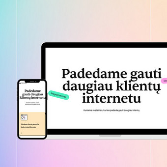 Paslaugų įmonės internetinis puslapis Kaunas FIRST SCALE nuotrauka 8