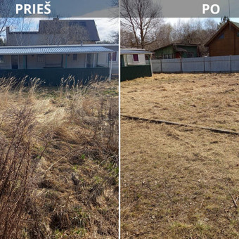 Apleistų sklypų tvarkymas Kaunas Tomas aplinkos priežiūra nuotrauka 5
