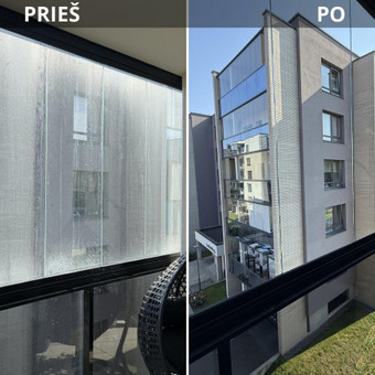 Langų valymas Vilnius Švarus langas nuotrauka 1