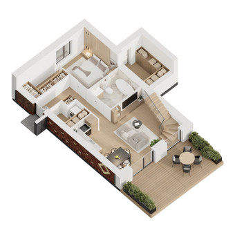 3D Planai Kaunas Kornelijus Daukantas nuotrauka 7