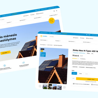 Svetainių dizainas (web design) Vilnius Paulius Glėbus nuotrauka 3