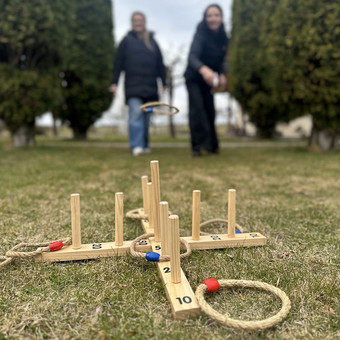 Žiedų mėtymas Klaipėda Gumkis - Lauko žaidimų nuoma nuotrauka 8