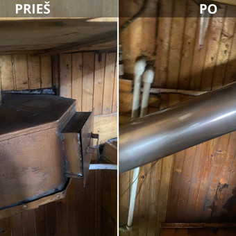 Kaminų montavimas Šiauliai Kaminkrėtys nuotrauka 1