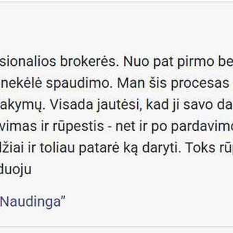 Atstovavimas parduodant NT Panevėžys Sandra Samulionienė nuotrauka 5