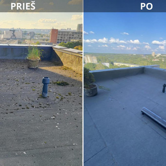 Stogų dengimas bitumine danga Vilnius UrbisPro nuotrauka 2