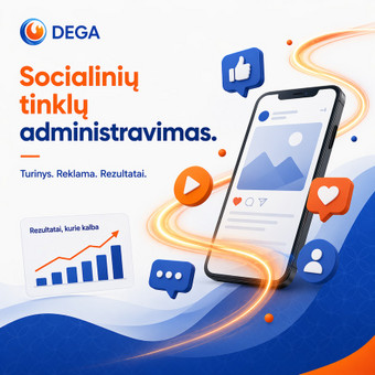 Socialinių tinklų priežiūra ir reklamos administravimas Vilnius DEGA - Gabrielė D. nuotrauka 4